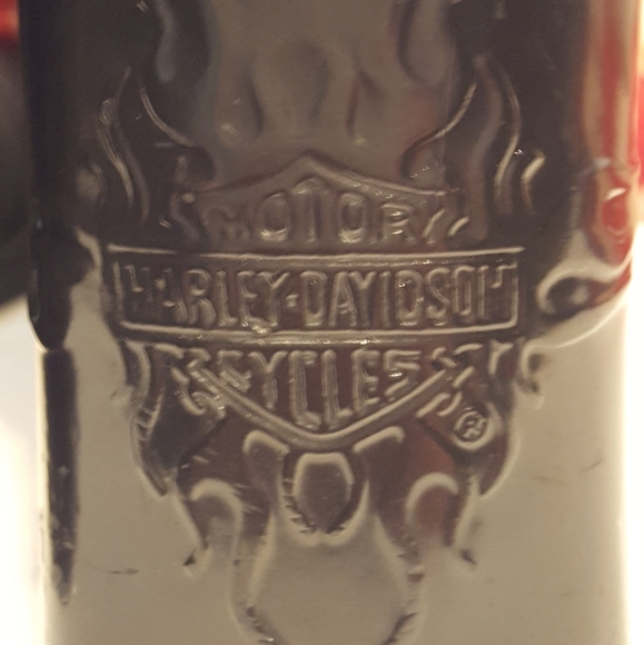 SOLD!! Harley-Davidson Signature Leather Boots - Picture 4 of 8